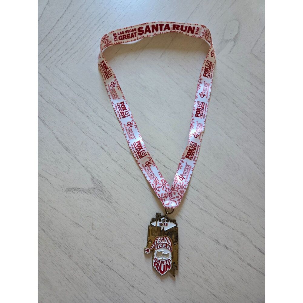 The Las Vegas Great Santa Run 2018 Race Completion Medal